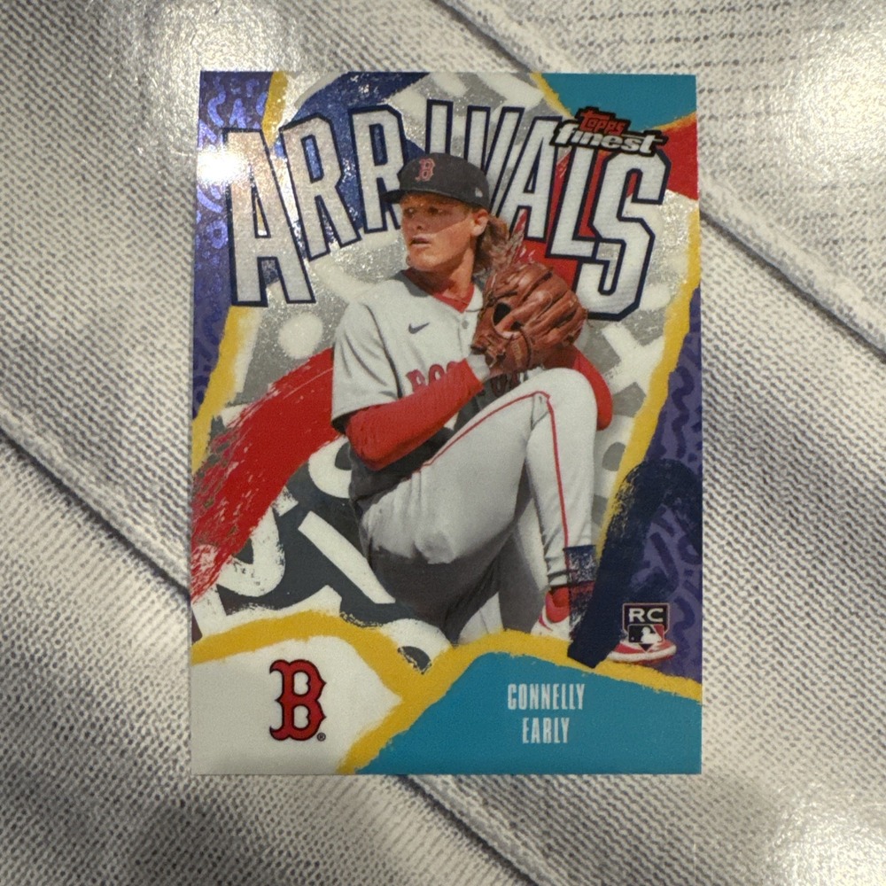 Topps Finest Connelly Early Arrivals Refractor RC Red Sox Rookie Card